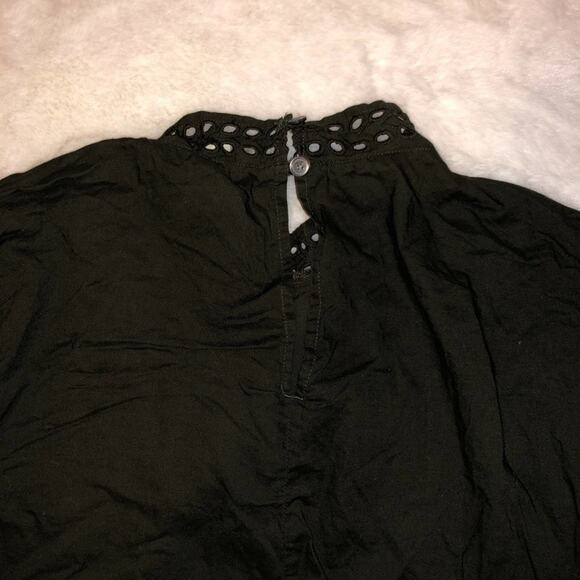 Loft Army Green Long Sleeve Blouse - Picture 6 of 6